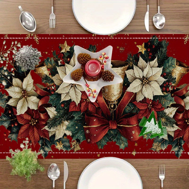 Buffalo Plaid Christmas Table Decor Set Includes Table Mat Thermal Mat Cover and Runner