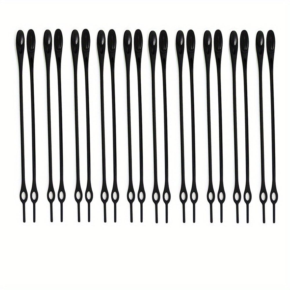 20 Pcs No-Tie Silicone Elastic Shoelaces for Sports Shoes Colorful