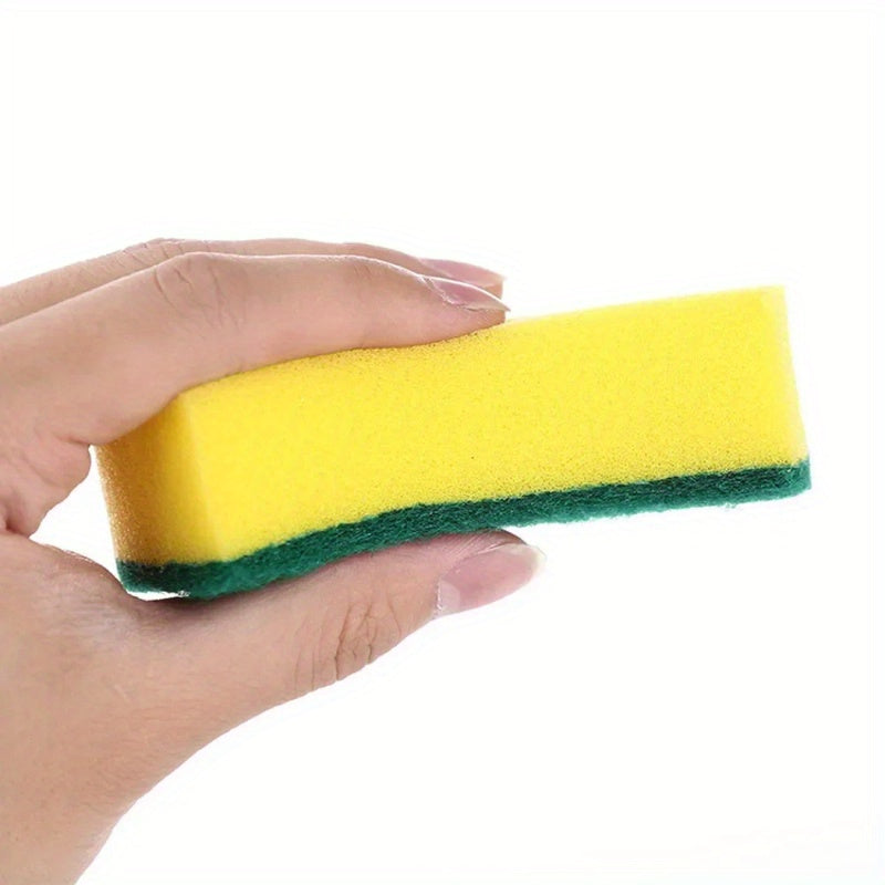 24-Pack High-Absorbency Kitchen Sponges Dual-Layer Durable Cleaning Scrub Pads