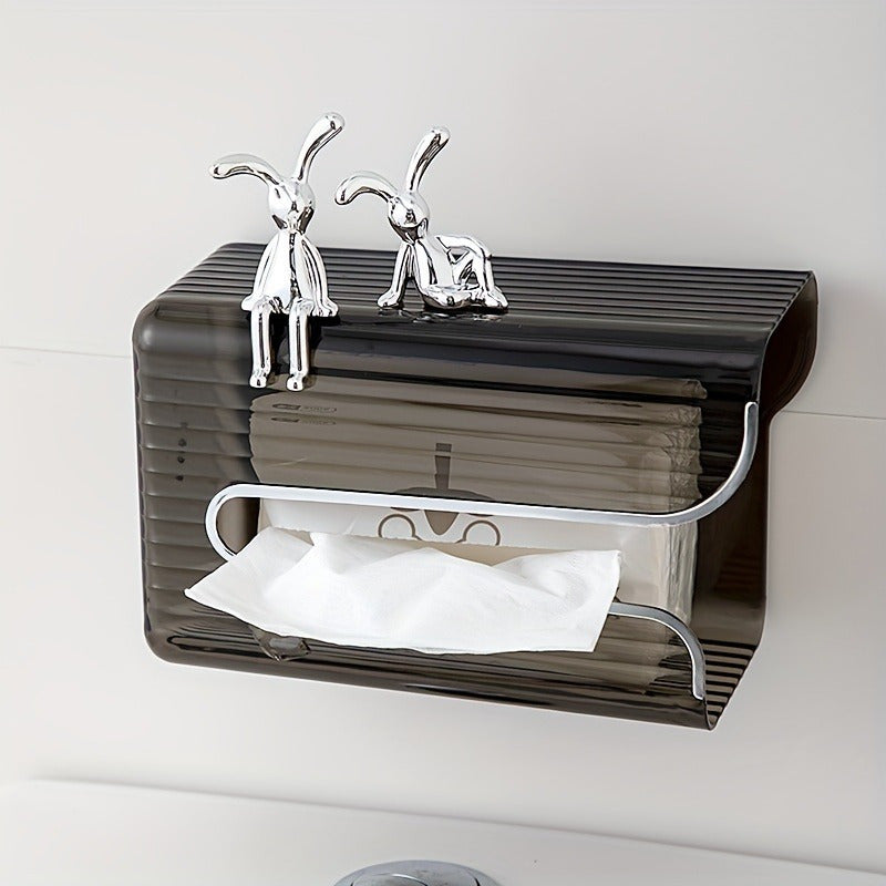 Silver-Plated Resin Rabbit Ornaments for Home Decor Easter Gift