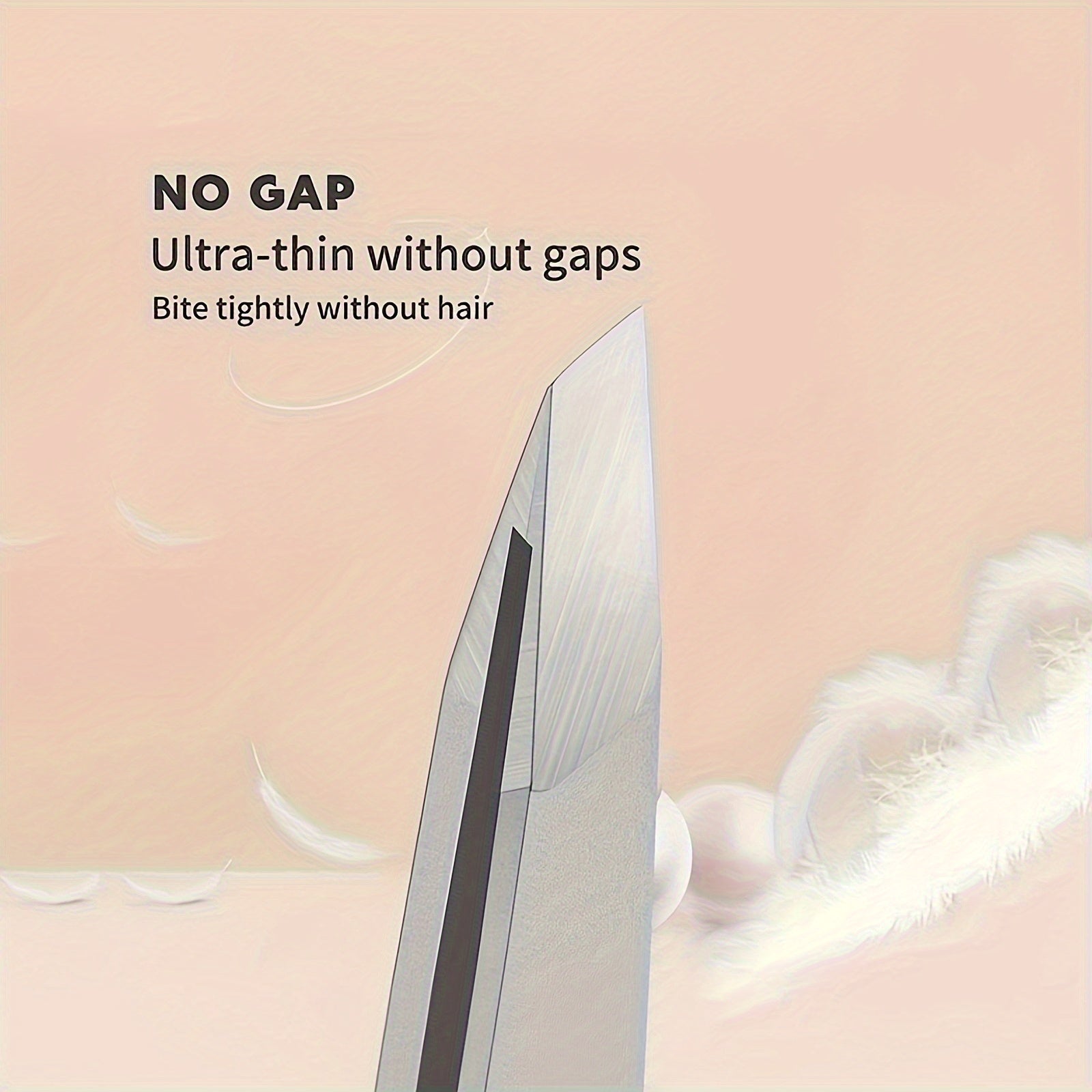 Women's Stainless Steel Eyebrow Tweezers 110° Precision Angle 9.8cm