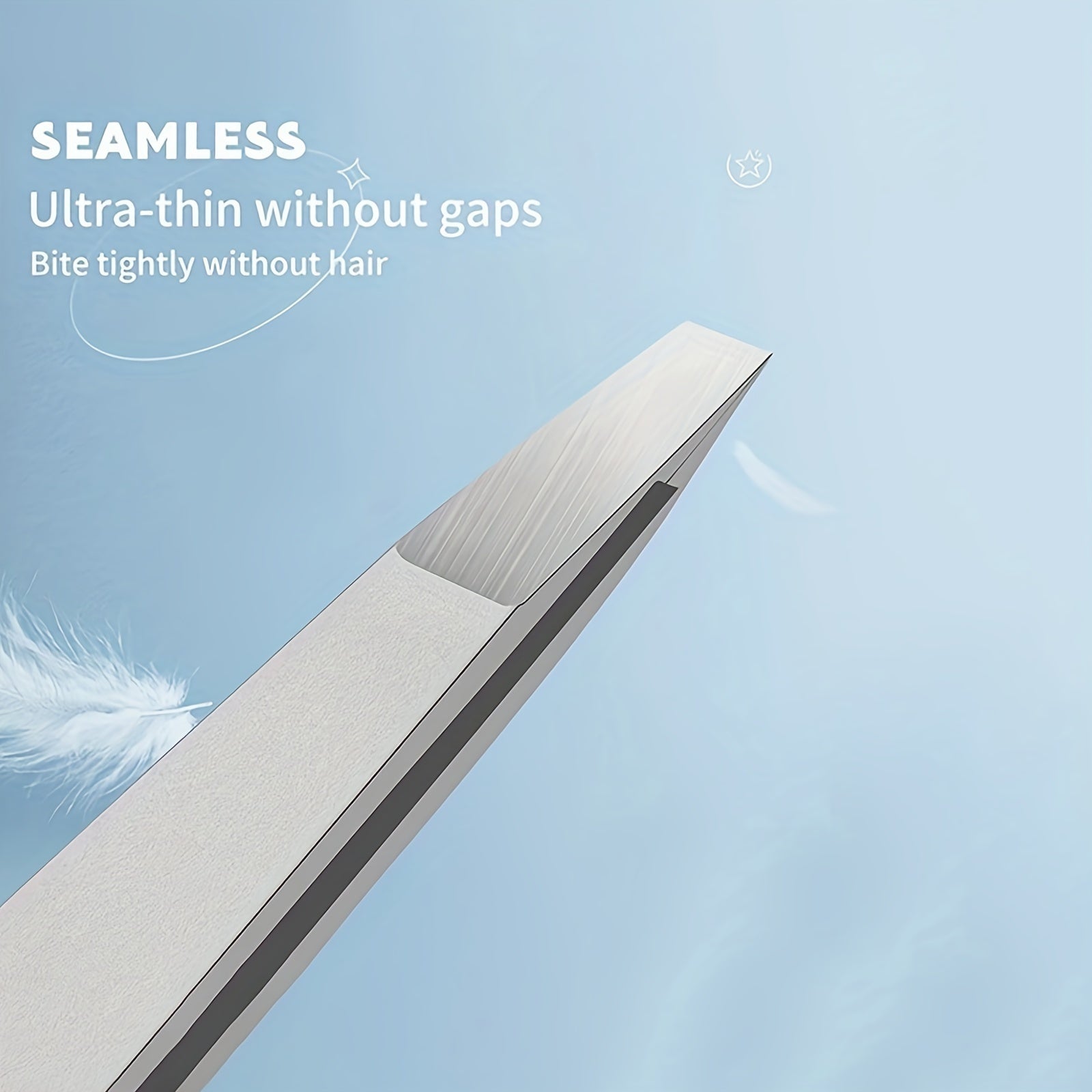 Women's Stainless Steel Eyebrow Tweezers 110° Precision Angle 9.8cm