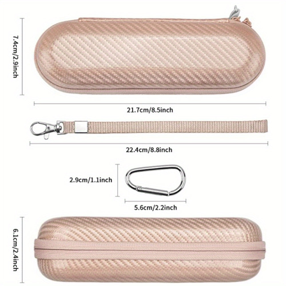 Suv o'tkazmaydigan, shokga chidamli elektr tish cho'tkasi tashkilotchisi, katta sig'imli sayohat qutisi, tarmoq cho'ntaklari bilan