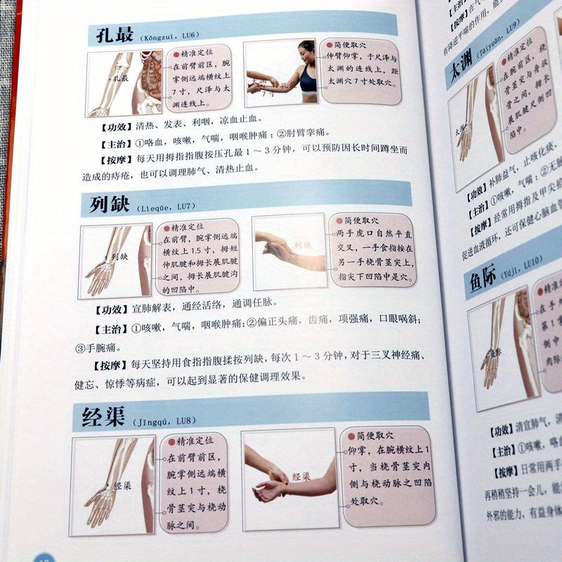 Chinese Language Acupuncture Points and Meridians Book for Beginners