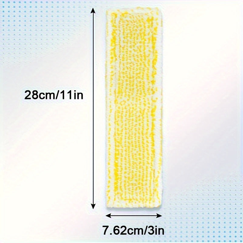 2-Pack Microfiber Mop Pads for Windows and Household Cleaning Reusable Cloths