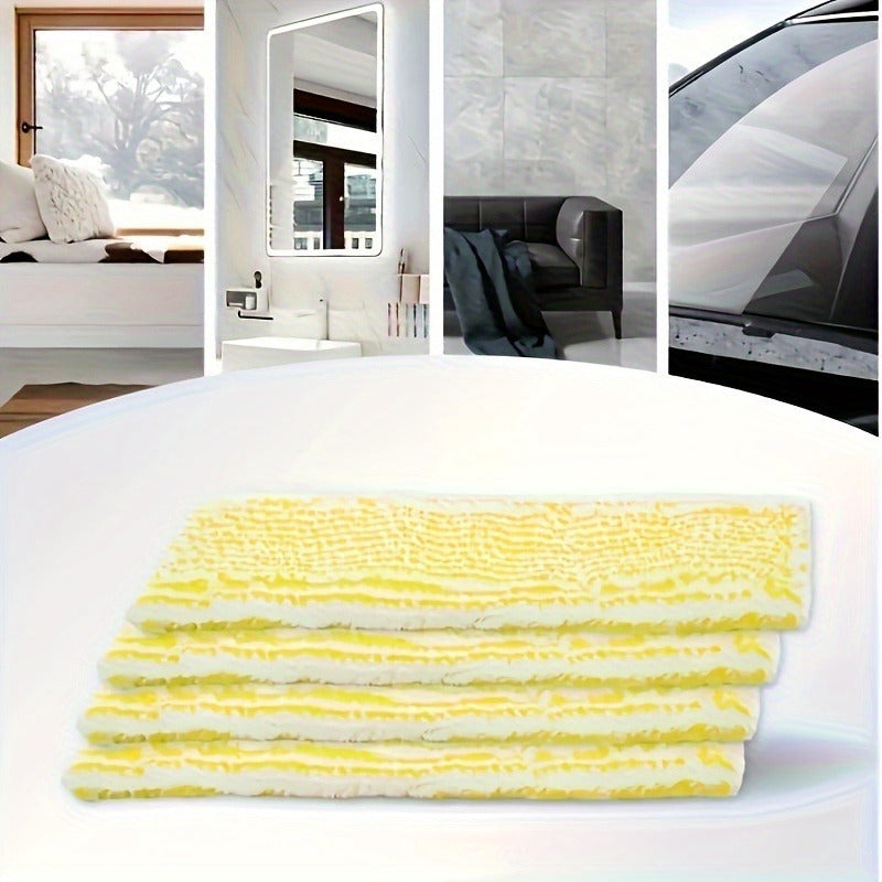2-Pack Microfiber Mop Pads for Windows and Household Cleaning Reusable Cloths
