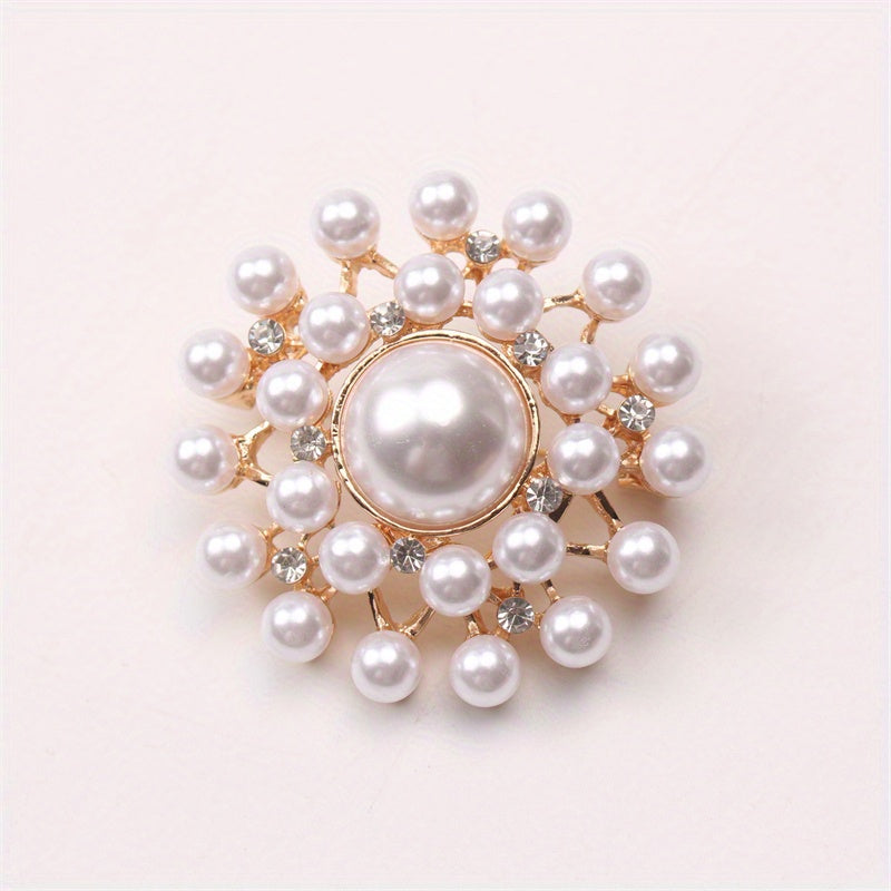 Gothic Flower Brooch Pin for Women Enamel Plastic Cartoon Style Elegant Jewelry