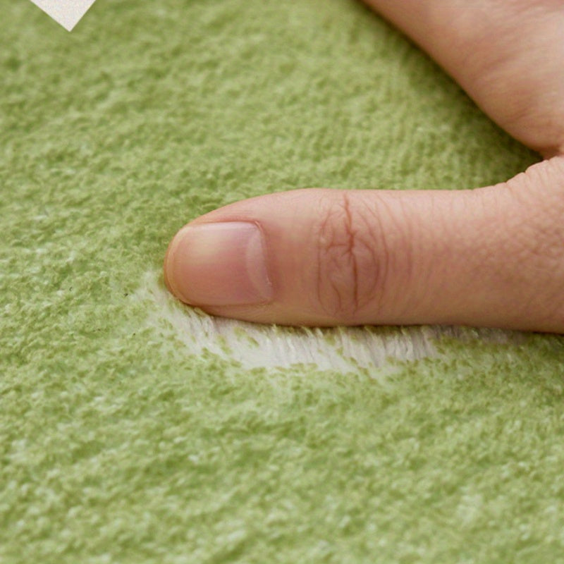 Luxurious Faux Cashmere Area Rug 10mm Thick Non-Slip Machine Washable