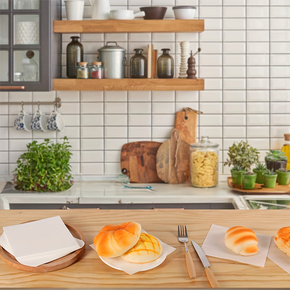 Food-Grade Non-Stick Patty Paper for Freezing and Storage, 50 or 100 Sheets