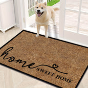Home Sweet Home Doormat Non-Slip Indoor Outdoor Hand Washable Rectangular Rug