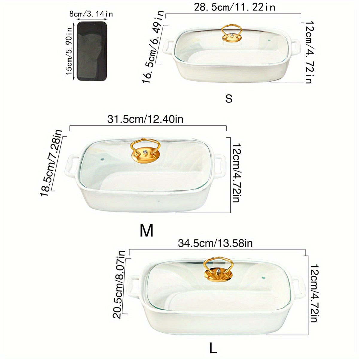 Bandeja de cerámica para servir con tapa para sopas, sándwiches y entretenimiento