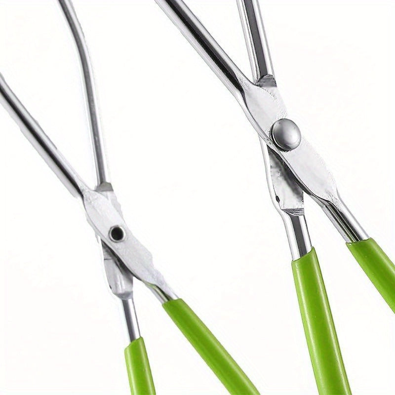 Stainless Steel Wide Mouth Canning Jar Lifter Non-Slip Tongs for Safe Handling