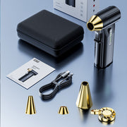 Portable Handheld Fan with 130,000RPM Speed Rechargeable Battery USB Charging Compact Dust Blower for Cleaning and Outdoor Use