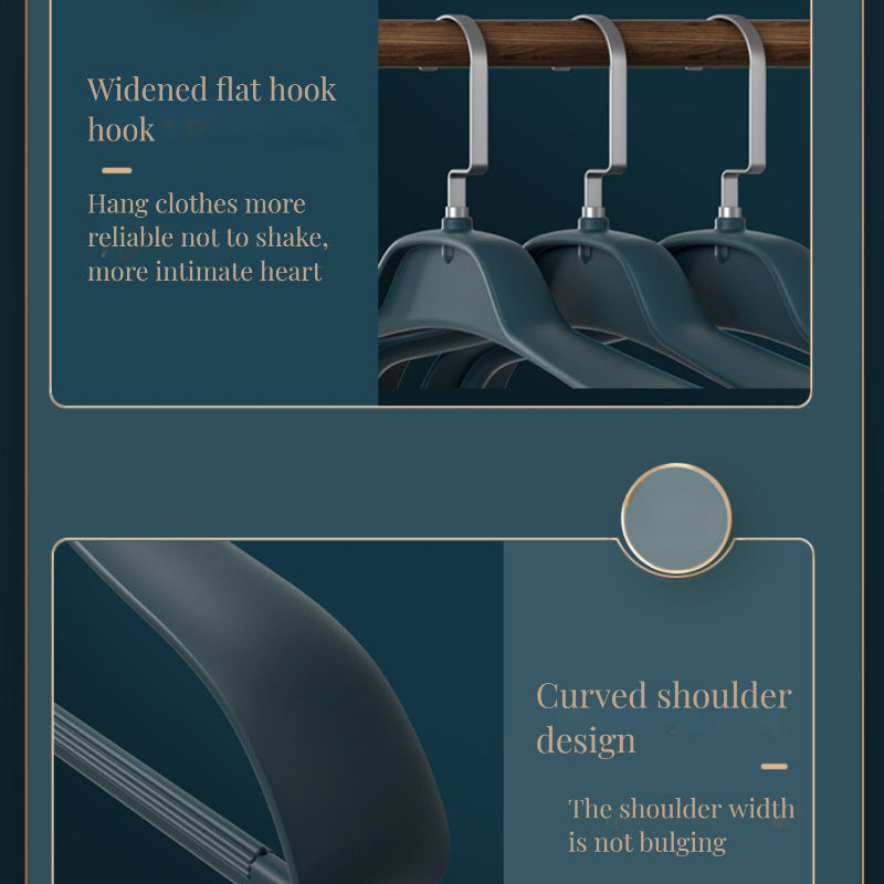 Juego de 5 perchas antideslizantes grises para trajes y abrigos de hombre, material PP duradero