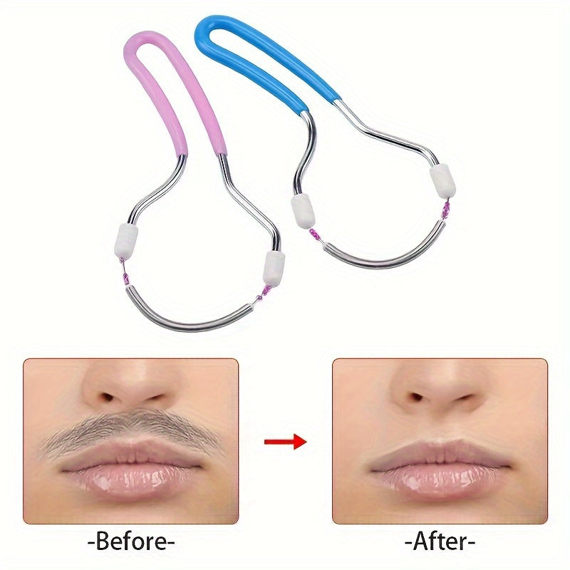 Women's Manual Facial Hair Remover, Portable Spring Roller Tool for Face