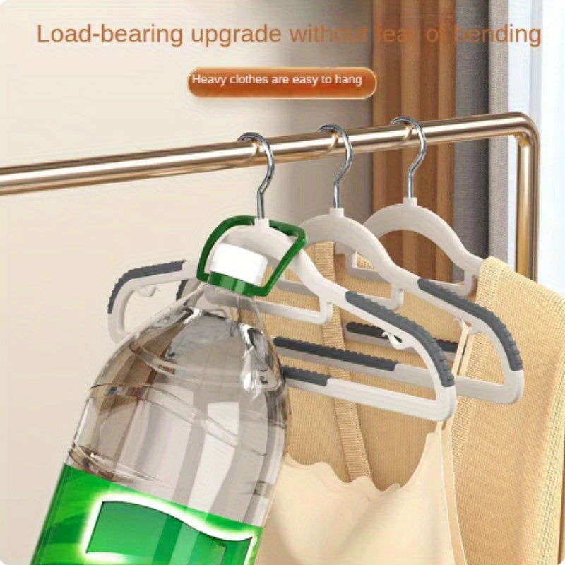 20 dona og'ir yuk plastmassa qopqog'i, kurtka va palto uchun, sirpanmaydigan, zamonaviy ko'rinish, metall tutqichlar bilan