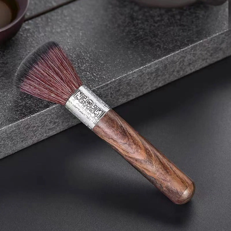 Premium Wooden Espresso Machine Cleaning Brush with Nylon Bristles