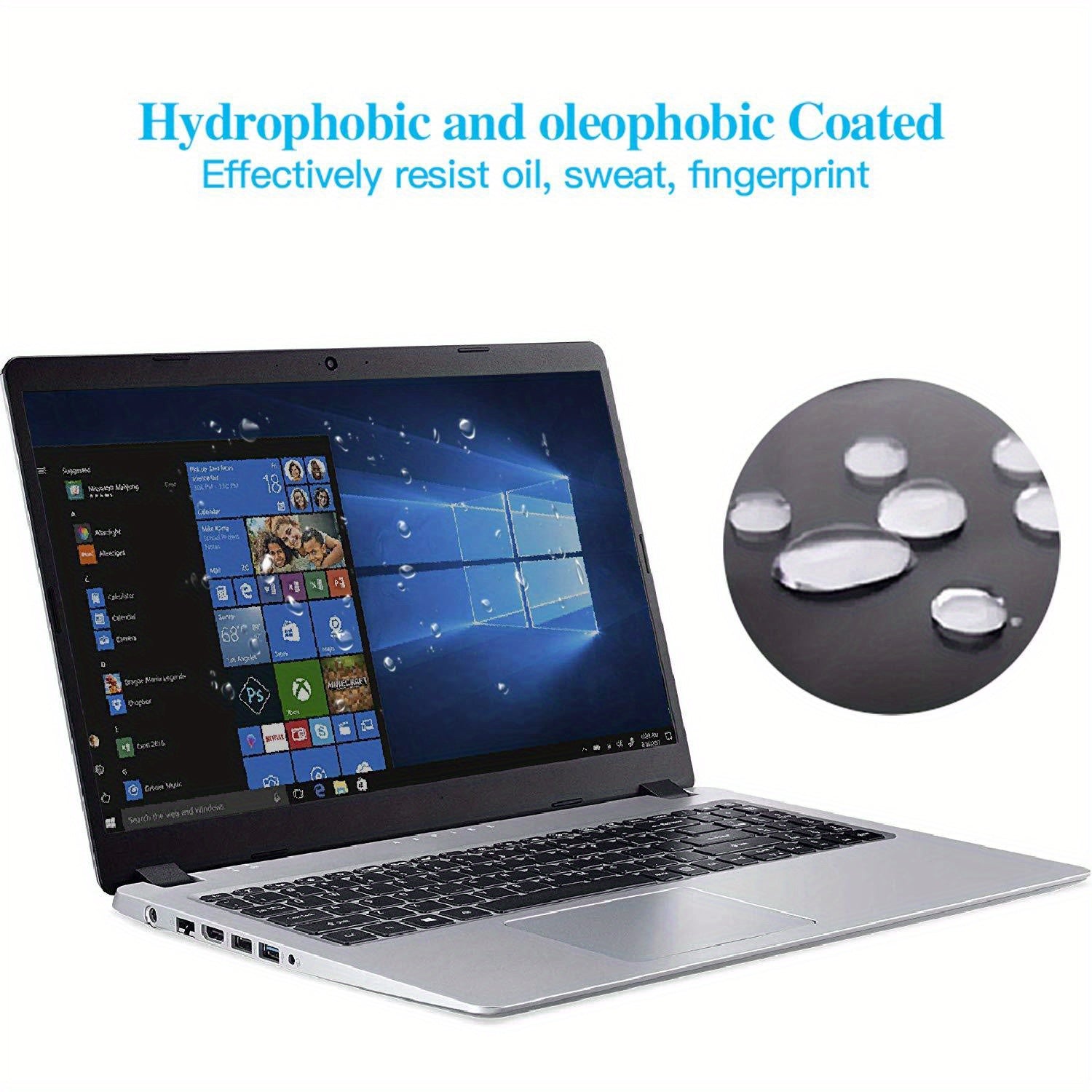 39.62cm Matte Anti-Glare Laptop Screen Protector for 15.6 Inch 16:9 Display Scratch Dust Resistant