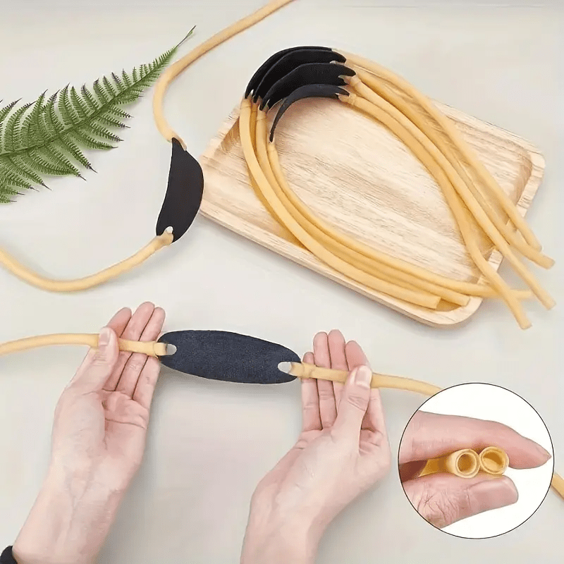 3-Pack Rubber Slingshot Replacement Bands High Elasticity Spare Parts