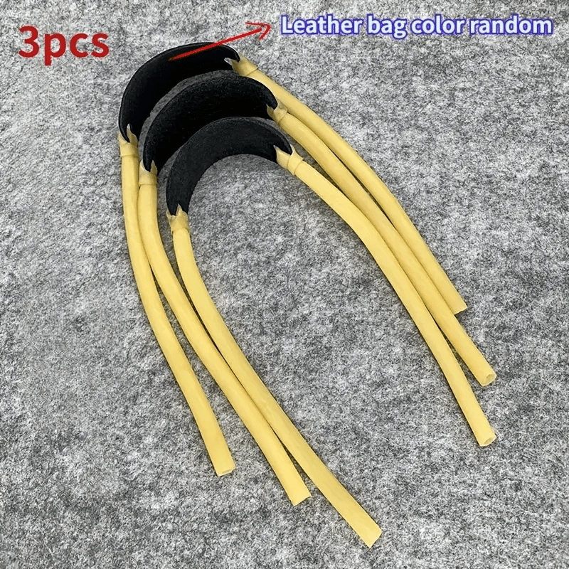 3-Pack Rubber Slingshot Replacement Bands High Elasticity Spare Parts