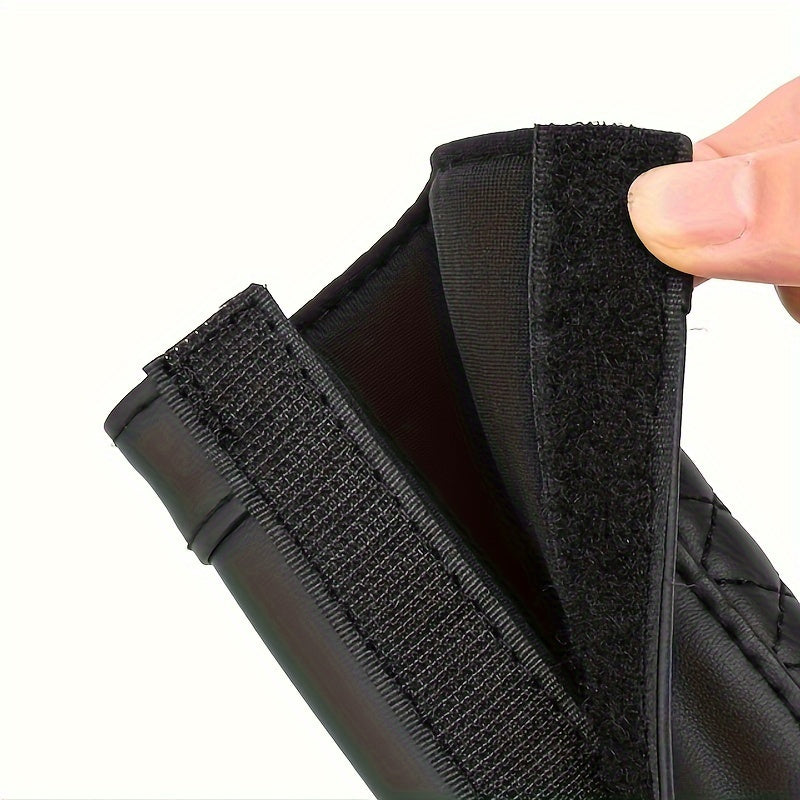 Adult PU Leather Car Seat Belt Cushion Shoulder Strap Cover Protector