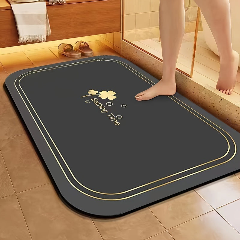 Non-Slip Bathroom Floor Mat Quick Dry Soft Shower Rug Home Door Mat
