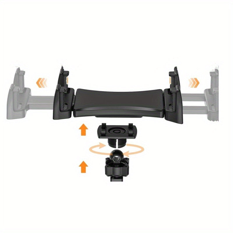 Регулируемый алюминиевый держатель для планшета на кровати с вращением на 360° для iPad, iPhone и устройств от 4,7 до 12,9 дюймов