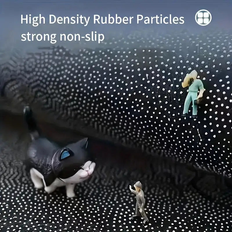 Pebble Print Welcome Mat Polyester Fiber Slip-Resistant Entryway Rug