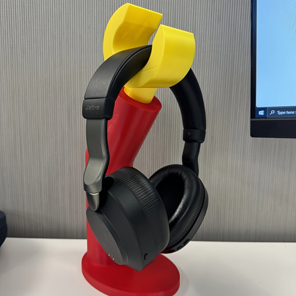 Customizable 3D Printed Headphone Stand for Gaming and Desk Organization