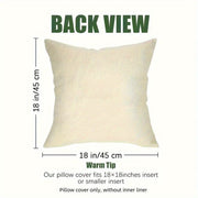 Set of Four Bohemian Peacock Feather Cushion Covers 45.72 cm Polyester Decorative Pillow Cases