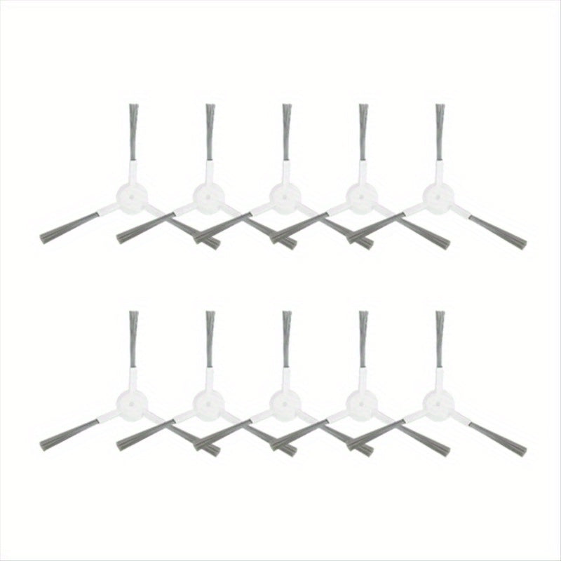 Set of 10 Side Brushes for Robot Vacuum Fits X30 S30 L10S Ultra S10 S20