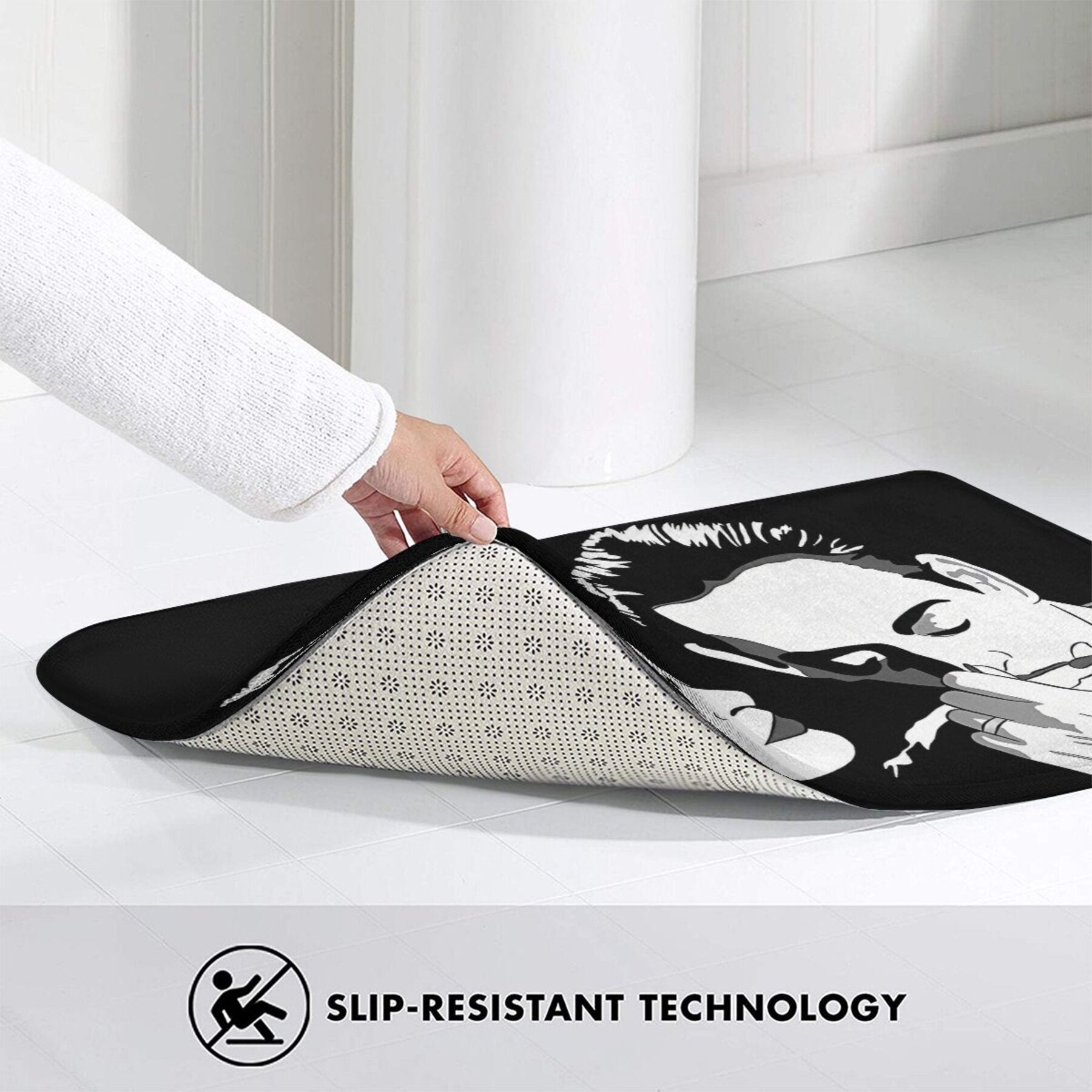 Non-Slip Polyester Doormat for Home Decor Easy to Clean Stylish Welcome Mat