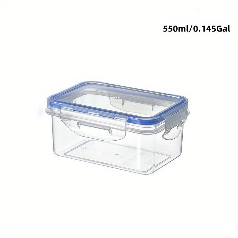 Square Leak-Proof Lunch Box with Lid Microwave and Freezer Safe Sturdy PP Material for Camping and Hiking
