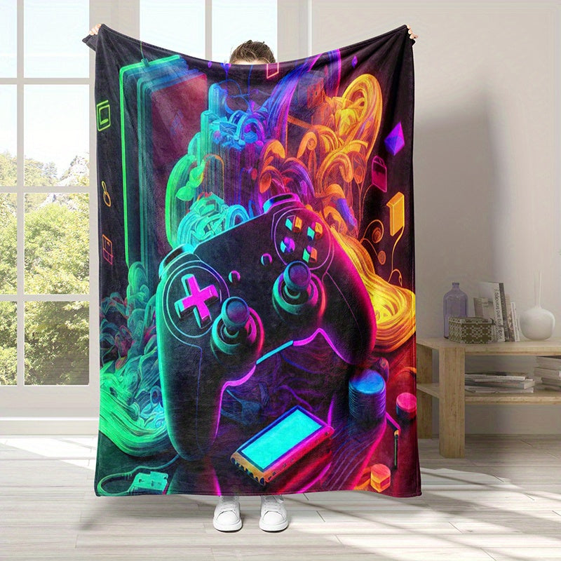 Soft Flannel Throw Blanket for Couch Bed Travel All-Season Cozy Gifting