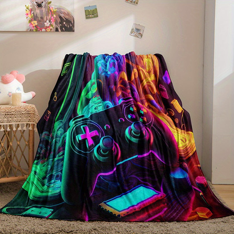 Soft Flannel Throw Blanket for Couch Bed Travel All-Season Cozy Gifting