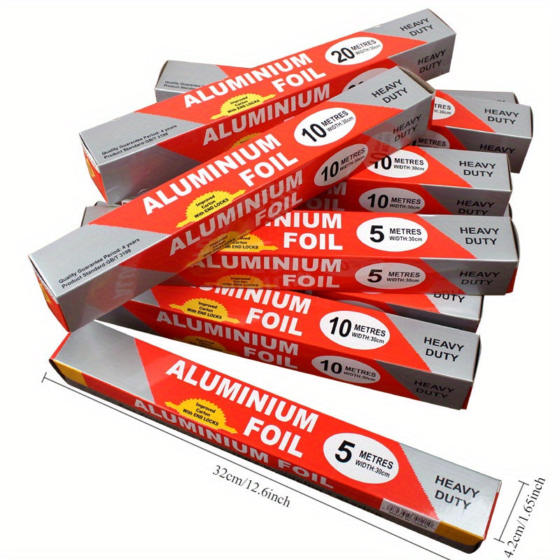 Aluminum Foil Sheets for Baking and Grilling Oven-Safe Roasting and Food Wrapping