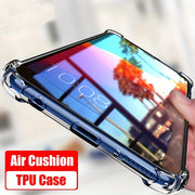 Shockproof TPU Back Cover for Samsung Galaxy A6 A8 Plus 2018 Crystal Case