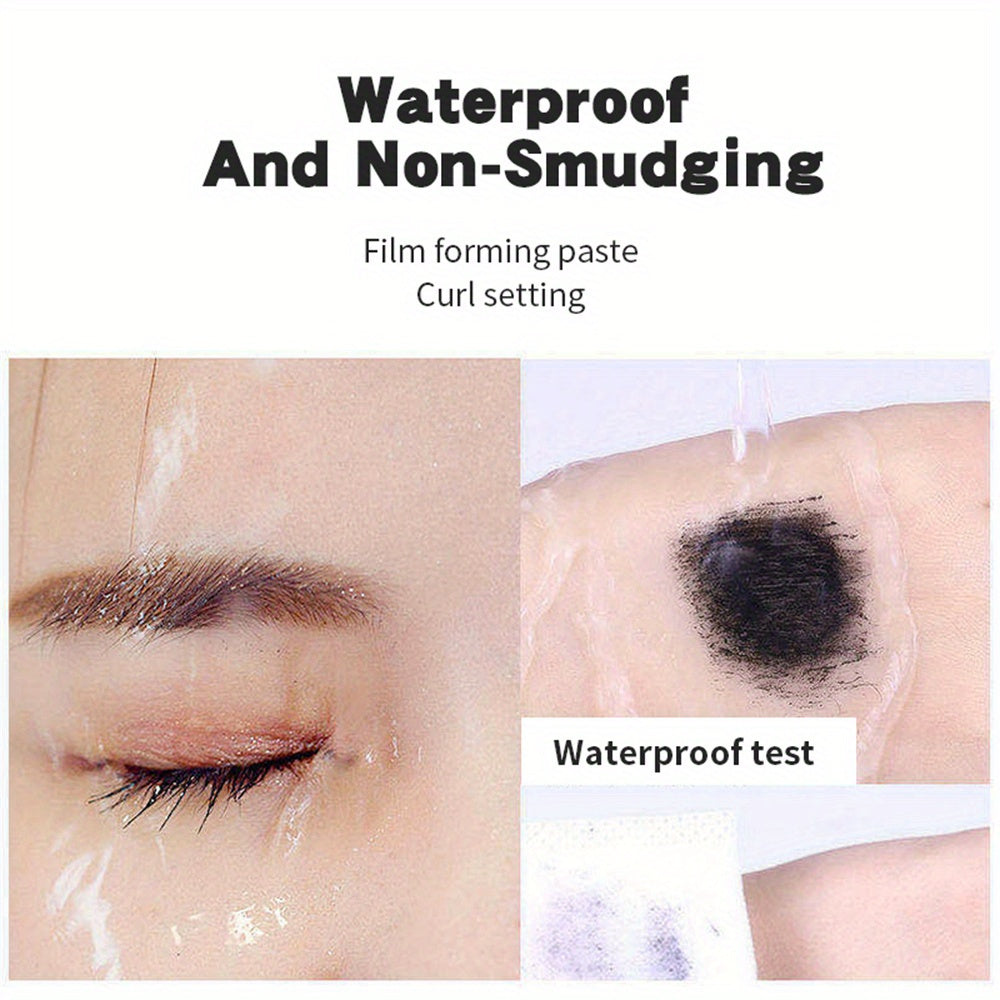 Waterproof Mascara with Plant Squalane for All Skin Types Long-Lasting Volumizing and Lengthening