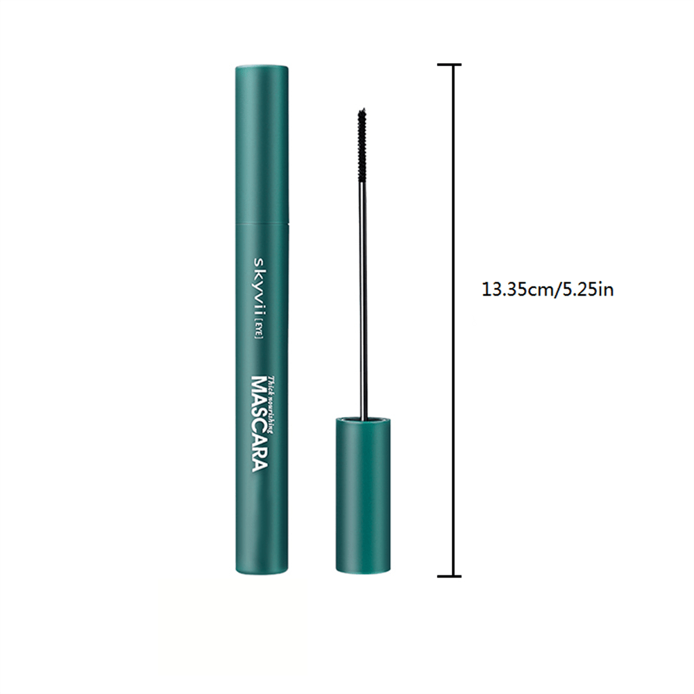 Waterproof Mascara with Plant Squalane for All Skin Types Long-Lasting Volumizing and Lengthening