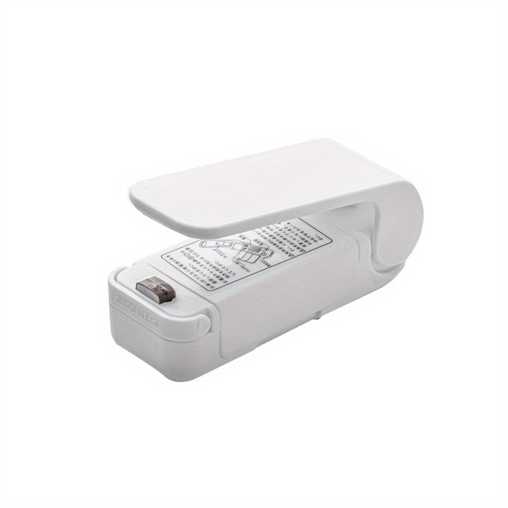 Mini Snack Sealer Compact Battery-Powered Airtight Food Preserver for Home and Commercial Use
