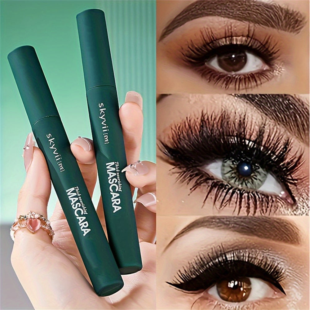 Women Waterproof Vegan Mascara Long-Lasting Smudge-Proof Ultra Black