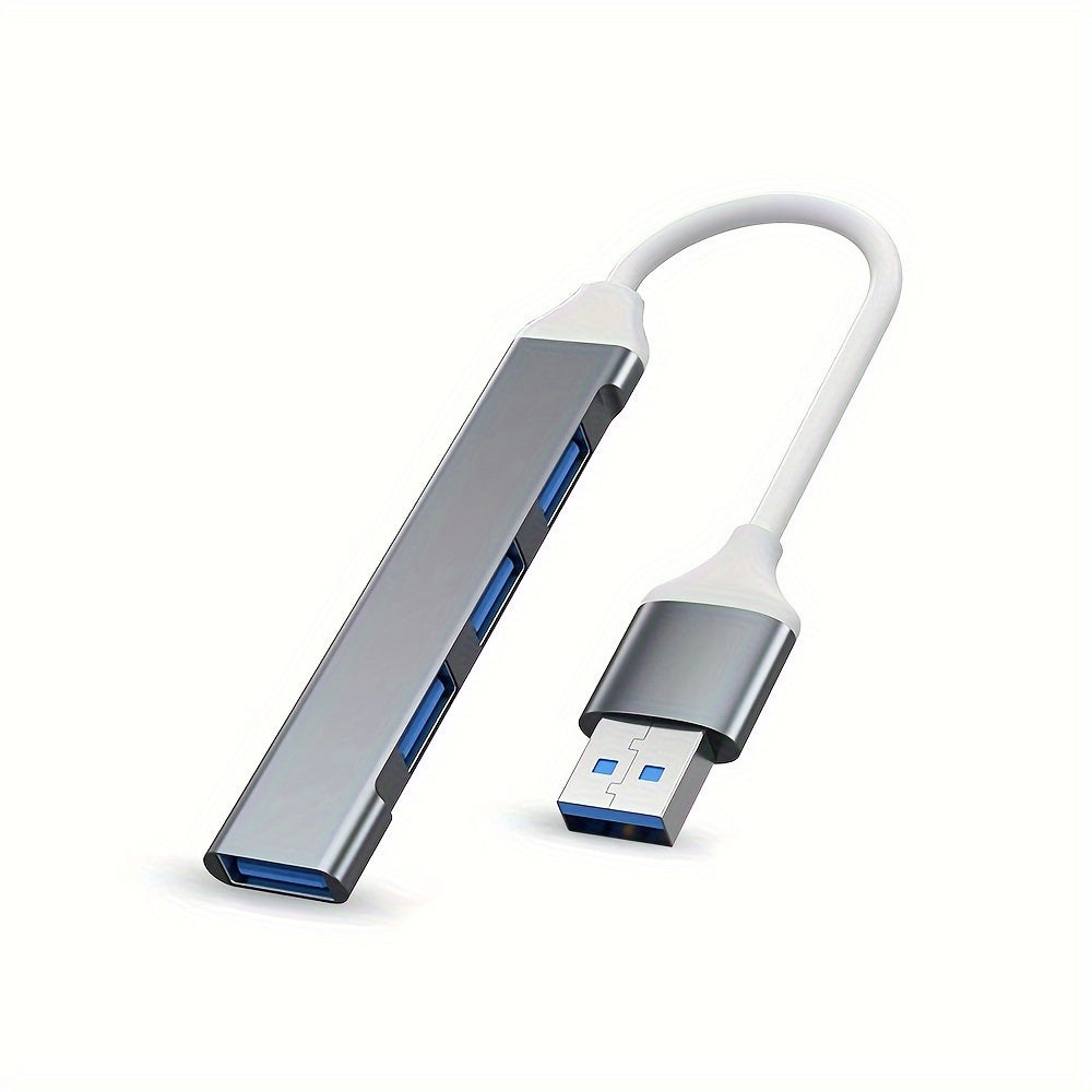 4-in-1 USB C Hub Quad-Port High-Speed Data Transfer Charging Compatible with MacBook Surface XPS PC