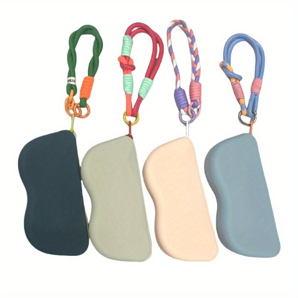 Silicone Eyewear Case Water-Resistant Protective Glasses Pouch Assorted Colors