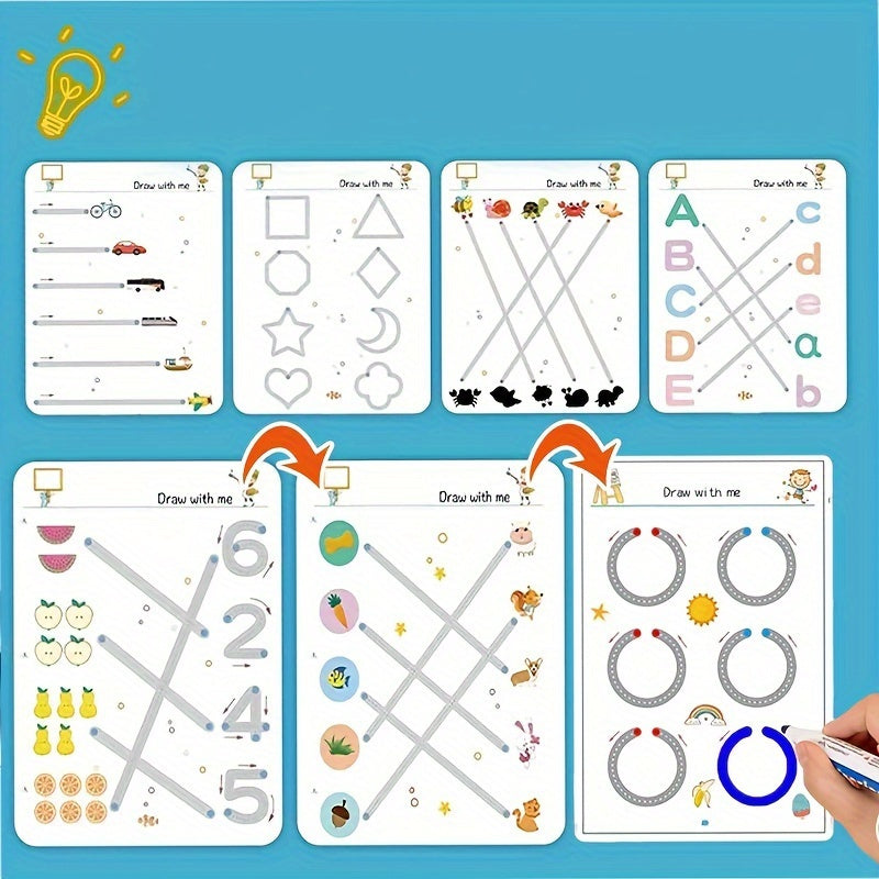 Children's Educational Art Set for Early Learning Writing and Painting Skills