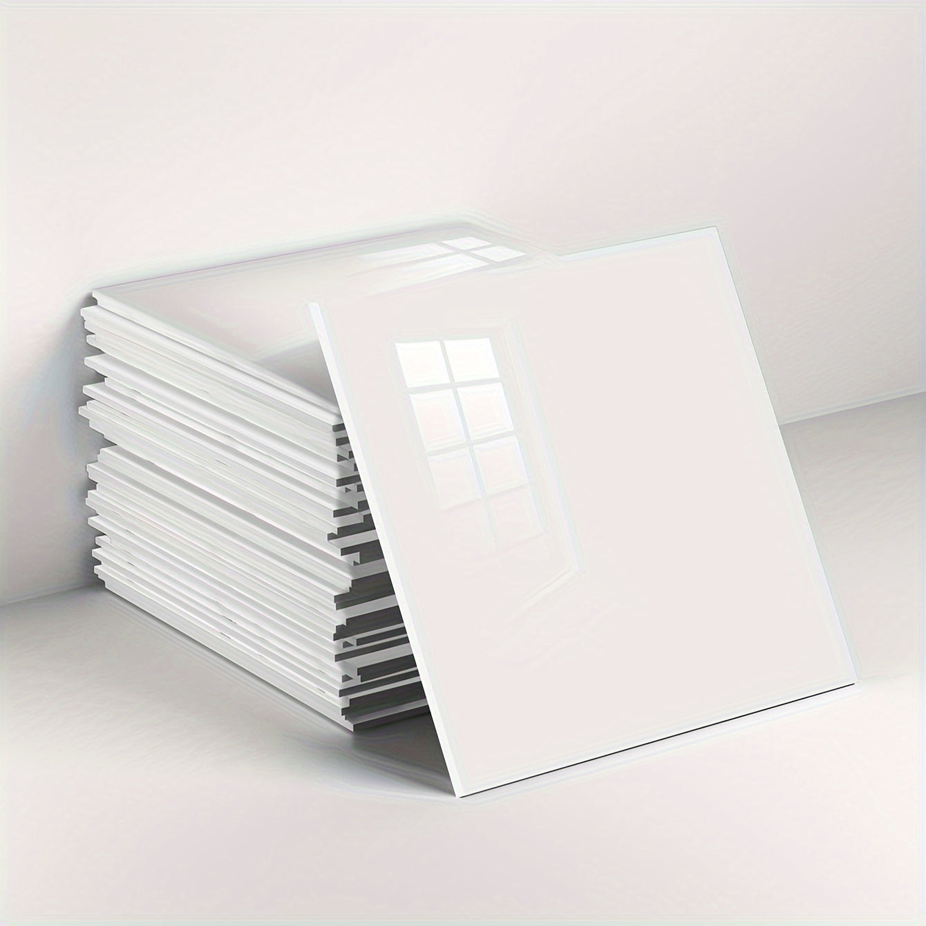 Self-Adhesive Marble Tile Stickers Waterproof PVC for Kitchen Bathroom 10/20pcs