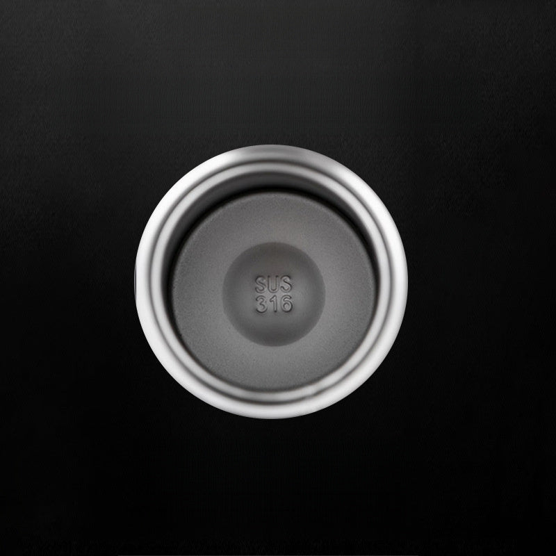 Large Capacity Travel Kettle Stainless Steel with Insulated Cup and Portable Strap