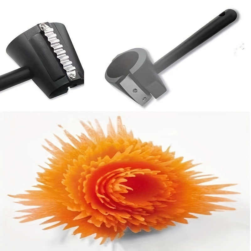 Espiralizador de verduras de acero inoxidable de mano para zanahorias, pepinos, frutas