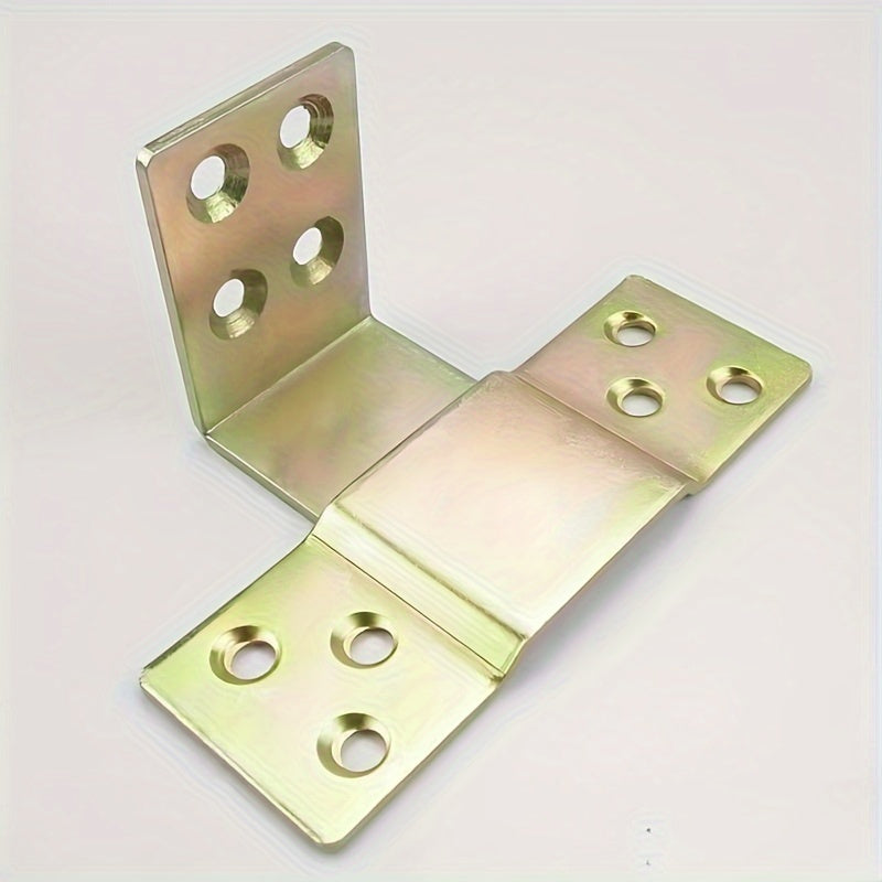 Kit de hardware para estructura de cama de metal con ganchos y tornillos de alta resistencia, acabado dorado