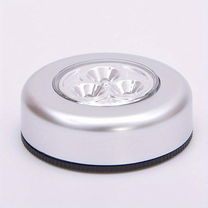 Touch Activated LED Tap Light with 3 LEDs for Closet Cabinet Car Trunk Bedside Battery Operated