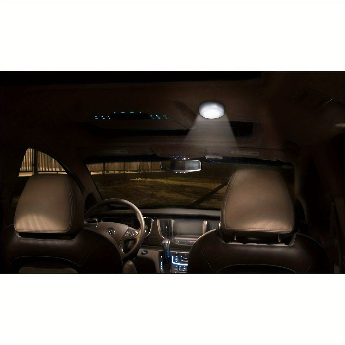 Touch Activated LED Tap Light with 3 LEDs for Closet Cabinet Car Trunk Bedside Battery Operated